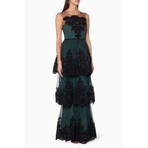 Marchesa Tiered Dress